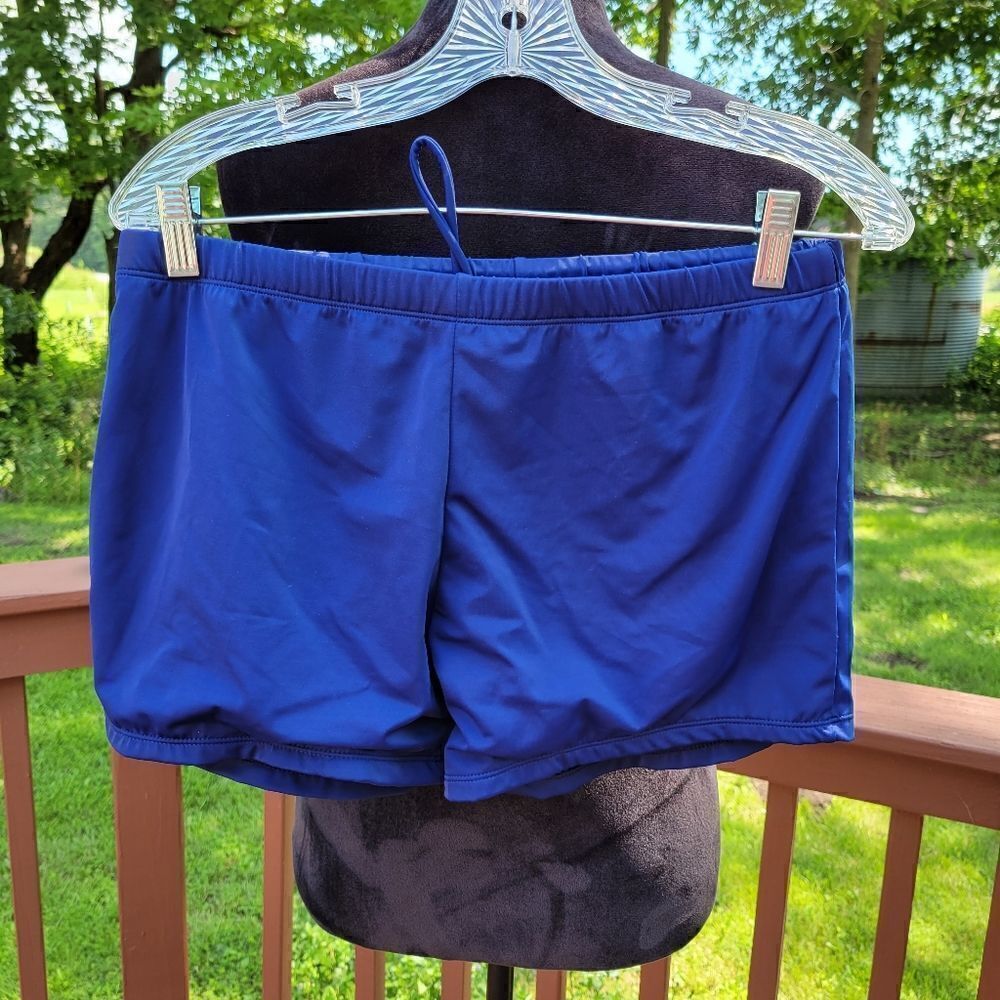 Ladies Navy Swim Shorts sz 5XL